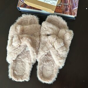 Super soft faux rabbit for sandals | Birk-inspired | 🩰ballerina pink 🩰